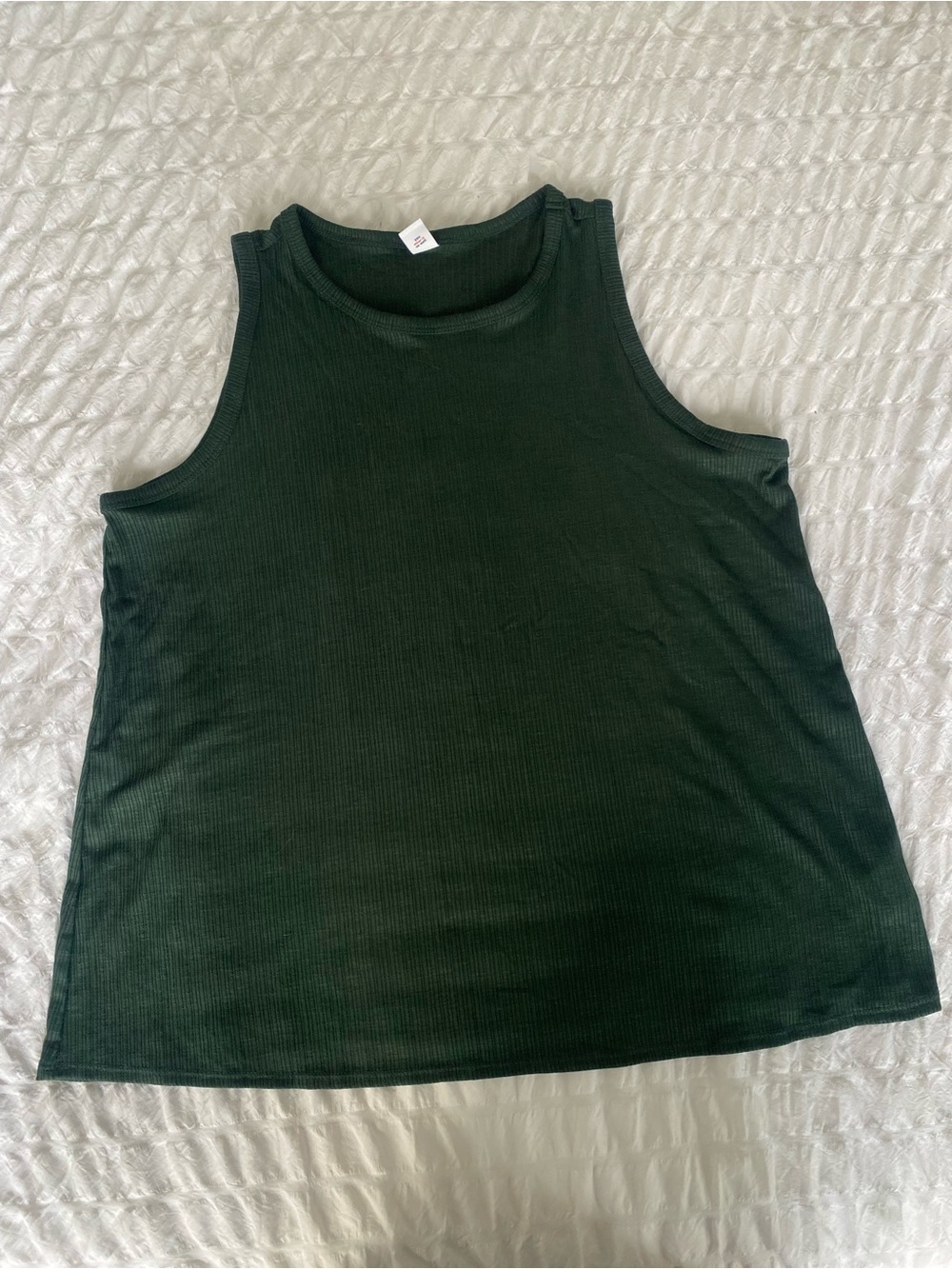 Old Navy Ribbed Tank Top - Forest Green